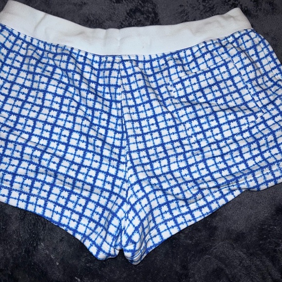 Champion Women's Blue White Geo Print Elastic Waist Shorts Size XL - Picture 5 of 5